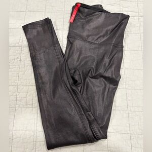 SPANX Faux Leather Legging Black Size Medium